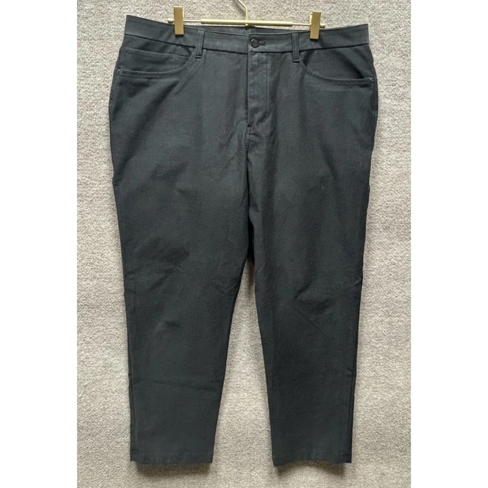Lululemon ABC Pants Men 36x28 Charcoal Utilitech Classic Fit Performance Chino